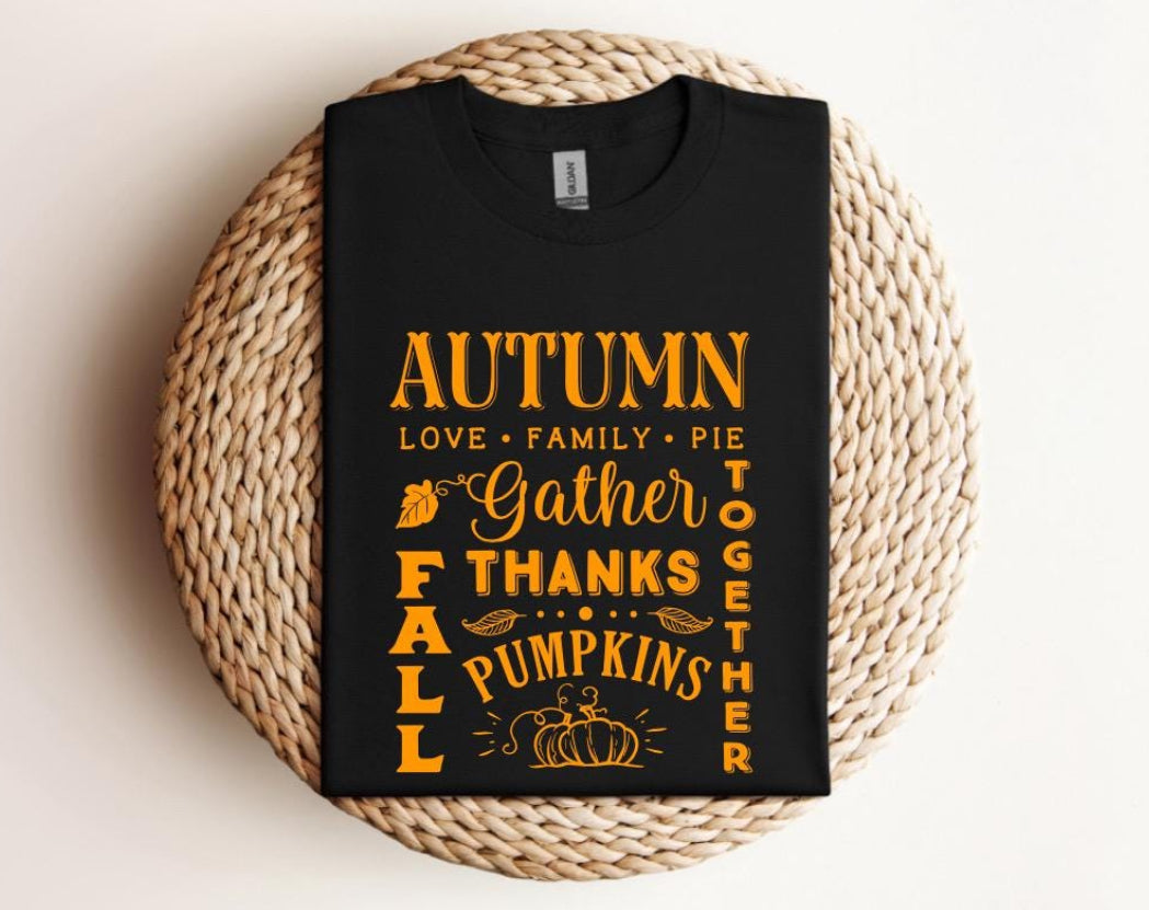 Autumn Vibes Graphic Tee Unisex T Shirt