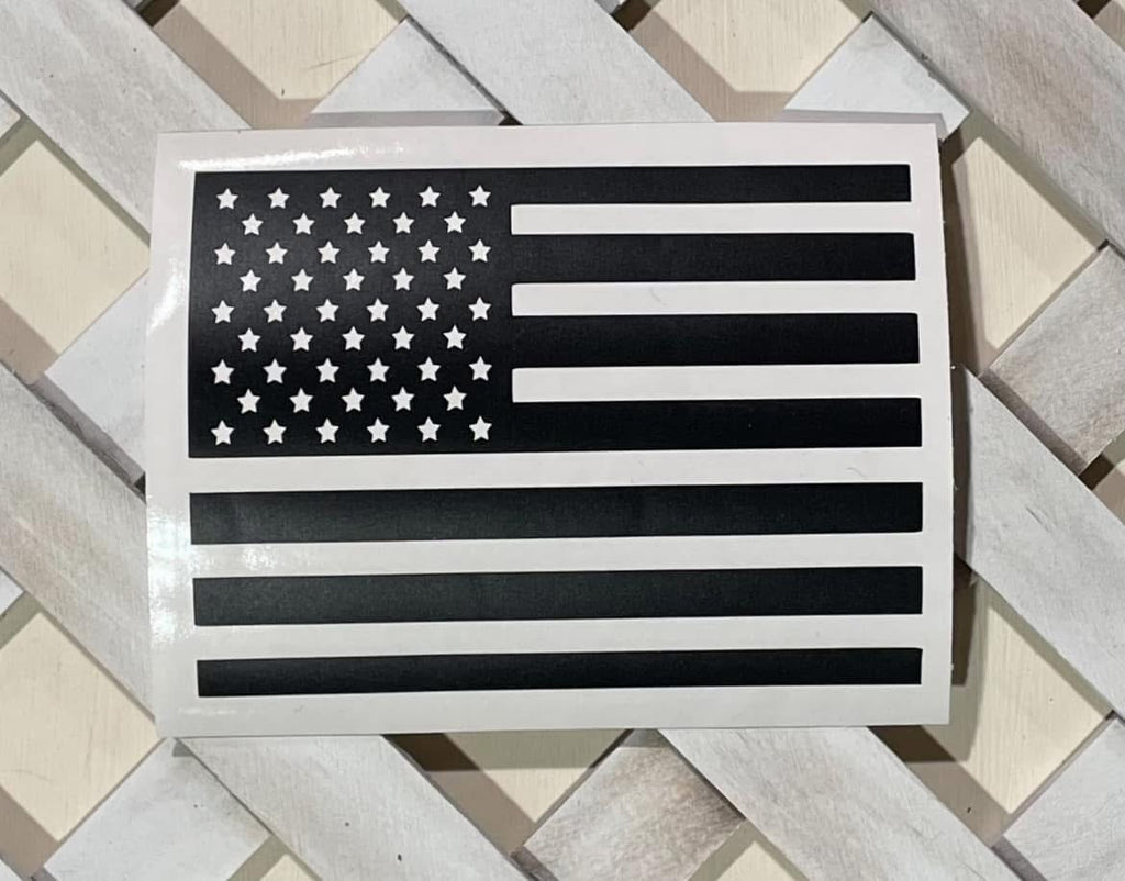 American Flag - Permanent Vinyl Decal